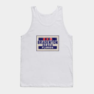 Bradenton Beach Florida Tropical Beach Surfing Scuba Surf Vacation Tank Top